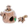 Outward Hound Hide A Squirrel - gioco rompicapo per cani - peluche a forma di scoiattolo - small
