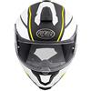 Premier CASCO HYPER DE Y9 BM,BIANCO/NERO/GIALLO,M+