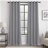 MRTREES 2 Pezzi Tende Oscuranti per Interni Isolanti Termiche con Occhielli Moderne Tende Coprenti Tinta Unita per Camera da Letto e Soggiorno Elegante 140x260 CM Grigio Chiaro