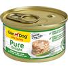 GimDog Pure Delight Pollo con agnello, Snack per cani ricco di proteine con carne tenera in gustosa gelatina, 12 scatolette, 12 x 85 g