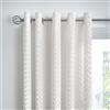 By Caprice Home - Faye - Coppia di tende trapuntate con occhielli a zig-zag, 168 x 137 cm, colore: avorio