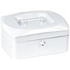 Alco-Albert 8410-10-Cassetta portavalori, 250 x 160 x 85 mm, colore: bianco