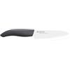 Kyocera FK-140 WH-BK NATURE Coltello Santoku, 14 cm, manico realizzato con oltre il 60% di plastica organica a base di canna da zucchero, lama affilata in ceramica di zirconio, affilata a mano