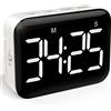 NOKLEAD Digitale Timer da Cucina: cronometro con conto alla rovescia magnetico con ampio display a LED, volume e luminosità regolabili, facile da usare per bambini anziani (batterie incluse)