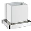 Newform - X Sense Porta bicchiere a muro [ceramica nera] - 62906