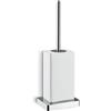 Newform - X Sense Porta scopino a muro con scopino [ceramica nera] - 62916