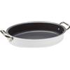 Baldassare Agnelli Pentole Agnelli ALSA120S30 Tegame Ovale con Maniglie, Alluminio, Argento, 30 cm