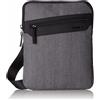 Samsonite Borsello a tracolla piatto in tessuto Samsonite linea Hip Style 2 Grigio Chiaro 68486 1508