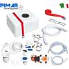 PIMAR KIT DOCCIA SERBATOIO 48LT + AUTOCLAVE 12V + TUBAZIONI - ACCESSORI NAUTICA BARCA