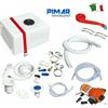 PIMAR KIT DOCCIA SERBATOIO 48LT + AUTOCLAVE 12V + TUBAZIONI - ACCESSORI NAUTICA BARCA