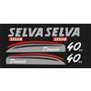 ADESIVI MOTORE FUORIBORDO SELVA DORADO 40 XS KIT COMPLETO
