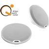 Hertz Coppia altoparlanti coassiali Hertz Marine HEX 6.5 C W 165 mm Bianco 50 W RMS