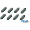 COPRI PARABORDI - COPERTURE PER PARABORDI F3-F2-F1 GRIGIO - NAUTICA 4-6-8 PEZZI