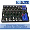MIXER AUDIO 7 CANALI PROFESSIONALE USB BLUETOOTH CON ECHO DELAY DJ KARAOKE LIVE