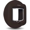 PetSafe Microchip Cat Flap adattatore di installazione, facile da installare, porta in vetro e pareti, marrone