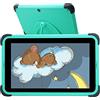 CWOWDEFU Tablet per Bambini 7 Pollici,Doppia Fotocamera,Display IPS HD Tablet Android WiFi,2 GB/32 GB/128 GB,Bluetooth,Tablet di apprendimento con staffa per custodia a prova di bambino
