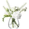 LSA International FW27 Flower, piccolo Vaso da tavolo, altezza: 9.5 cm, Trasparente