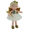 Sweety Toys 11742 - Bambola di peluche con fatina principessa, 30 cm, colore: Oro