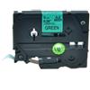 BROTHER Nastri nero su verde compatibile con Brother TZE-721 nero su verde 8 metri