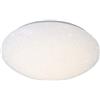 Briloner Lampada a LED da soffitto con decoro a stella, colore della luce: bianco neutro, D: 28 cm, 15W, 1200 lumen, metallo, integrato, 15 W, bianco, 28 x 28 x 9,5 cm, metallo;plastica