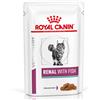 Royal Canin Veterinary Diet Royal Canin Renal Veterinary umido gatto - Set %: 24 x 85 g Pesce