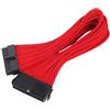 SilverStone SST-PP07-MBR - cavo di estensione sleevato Motherboard 24pin a 24pin, 30cm, rosso