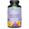 Vegavero Olio di Enotera e Borragine BIO | L'UNICO VEGANO | Pressato a Freddo con 10,5% e 20,5% di GLA | per Sindrome Premestruale e Menopausa | Senza additivi | 90 capsule