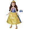 Disney Princess Hasbro Disney Princess Belle Magico Abito, Bambola con Sistema di Cambio d'abito Ispirata al film La Bella e la Bestia,per Bambini dai 3 Anni in su