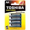 Toshiba Batterie Stilo Toshiba LR6GCP BP-4 AA Alcaline 4pz