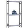 Grima Scaffale 3 ripiani in metallo grima kompos grigio portata 1200 kg 186x60x240 cm