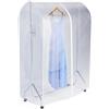 Hangerworld Copertura Protettiva per Stand Appendiabiti Impermeabile Trasparente con Zip - 117cm