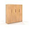 Skandica Armadio in legno massiccio di Faggio Bergman - 180x170x60 (4/7 ante) (Sbiancato 7 ante + 5 cassetti (180x170x60 cm))