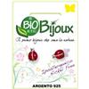 BIOETIC BIJOUX Srl ORECCHINO COCCINELLA COL 8MM SMALT