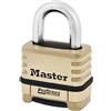 Master Lock 1175D - Lucchetto a combinazione resettabile, in ottone
