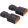 OliRC 2pcs Maschio XT90 XT-90 a Femmina Deans T Plug connettore Adattatore(C99-2)