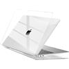 EooCoo Custodia Macbook Pro 13 Pollici M2 M1 A2338 A2289 A2251 A2159 A1989 A1706, Plastica Copertina Rigide Compatibile per Pro 13 con Touch Bar, 2022-2016 Pubblicazione - Cristallo Trasparente