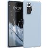 kwmobile Custodia Compatibile con Xiaomi Redmi Note 10 Pro Cover - Back Case per Smartphone in Silicone TPU - Protezione Gommata - blu chiaro matt