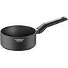 PINTINOX Prima Collection Black Casseruola 1 Manico Alluminio Antiaderente Induzione Diametro 16 cm