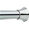 Amazon Basics Bastone regolabile per tenda da doccia, da 137 a 229 cm, cromato