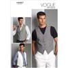 Vogue Patterns V8987 - Cartamodello per Gilet da Uomo, Taglie MXX 40/42/ 44/46