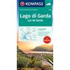 Kompass Carta stradale Kom 360. Lago di Garda, Lac de Garde: mit Panorama