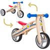 BIKESTAR Bicicletta Senza Pedali e Triciclo (2 in 1) in Legno per Bambino et Bambina da 18 Mesi | Bici Senza Pedali Bambini 7 Pollici | Blu