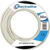 Electraline LMF901516764 - Bobina di cavo SYT AWG24, 2 paia 5/10A, 50 m, colore: Avorio