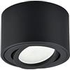 KYOTECH Faretto da Soffitto LED Orientabile Ø 80 * 50mm 5W con Modulo e Lampadina, Spot Light Plafone 3000K Luce Calda Bianca 400LM
