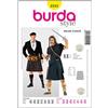burdastyle Burda B2515 - Cartamodello per Realizzare Kilt Scozzese, Taglie Varie, 19 x 13 cm