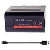 SLODA NP-F970 NP-F980 Batterie de Remplacement pour Vidéo Numérique Compatible avec Sony DCR-VX2100, DSR-PD150, DSR-PD170, FDR-AX1, HDR-FX1, HDR-FX7, HDR-AX2000 (1 Pack 7800mAh)
