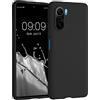kwmobile Custodia Compatibile con Xiaomi Poco F3 Cover - Back Case per Smartphone in Silicone TPU - Protezione Gommata - nero matt