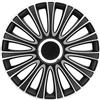 AUTO-STYLE AutoStyle Set di 4 Copricerchi Lemans 16 Pollici Nero/Argento