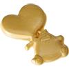 Silikomart Stampo in Silicone per Pasta di Zucchero slk253 Maialino e Cuore, Bianco