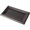 Lacor-Piatto in melamina classica 26 x 16 x 2 cm nero